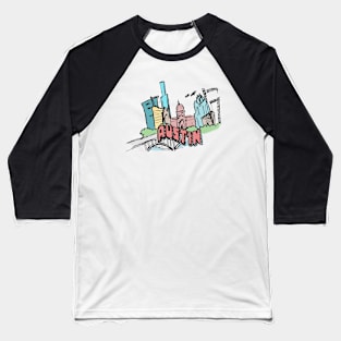 Austin Skyline Baseball T-Shirt